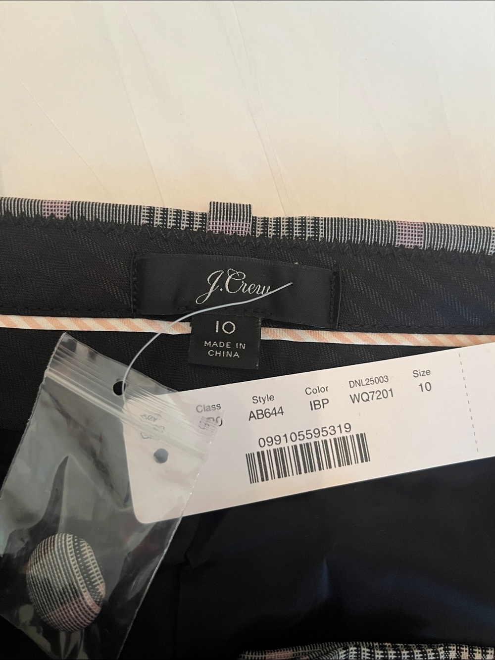 NWT J. Crew Plaid Peyton Everyday Wool
Trousers - Picture 8 of 10